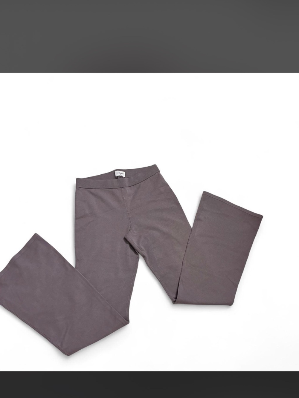 SUNDAY BEST- grey purplish flare pants- Size:S
